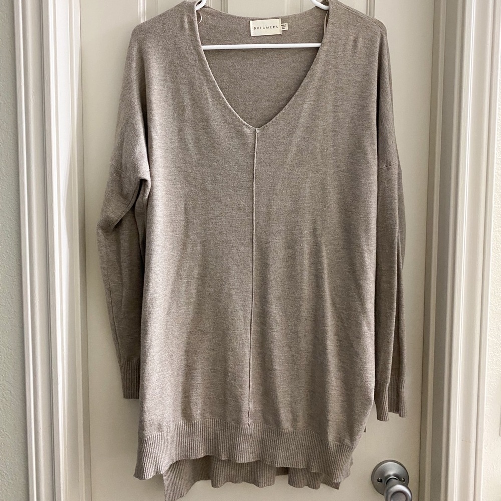 V neck sweat shirt